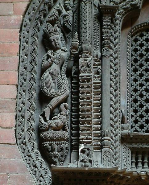 Detail of carved window