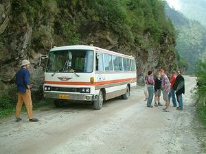 Our travel bus for the 5 day trip to Lhasa