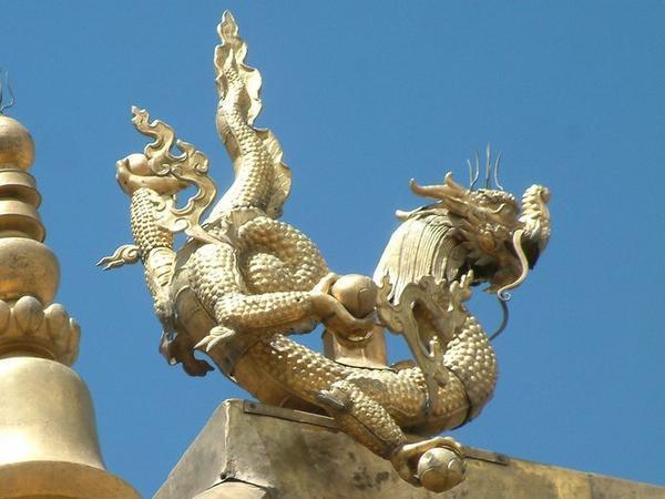 Golden roof dragon