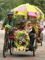 Malay version of a bicycle-rickshaw