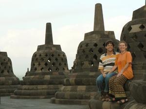 Amidst the stupas