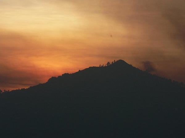 Sunset at Mount Bromo