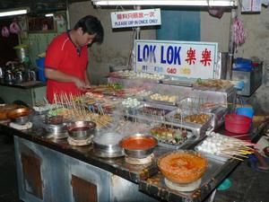 Typical food stall