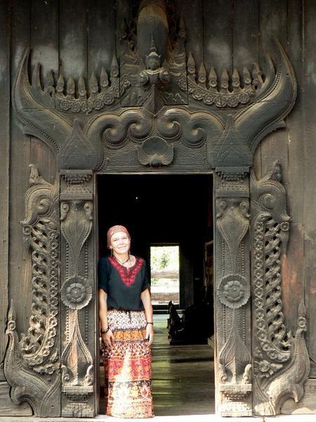 Door at the Grand Bargaya Monastery