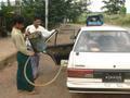 Petrol station Myanmar style