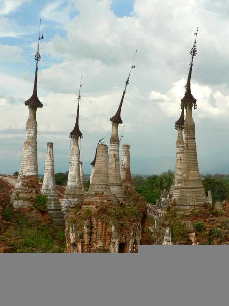 Stupas from the 17th century