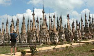 A forest of stupas in Kakku