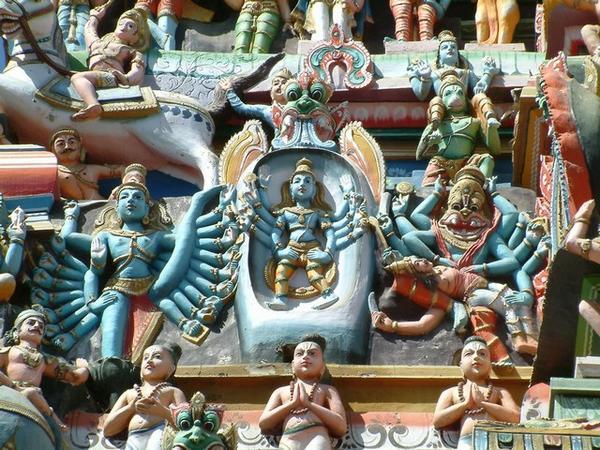 Gopuram sculptures