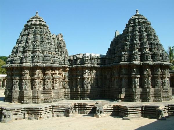 Temple on raised platform