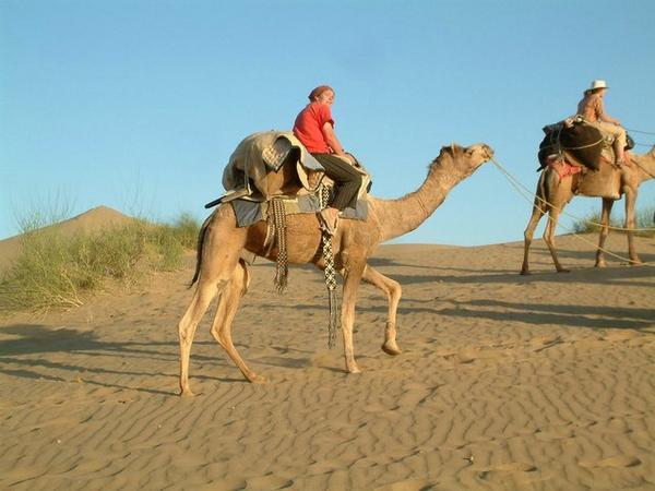Klaudia mastering the camel