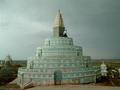 Round pyramidal temple