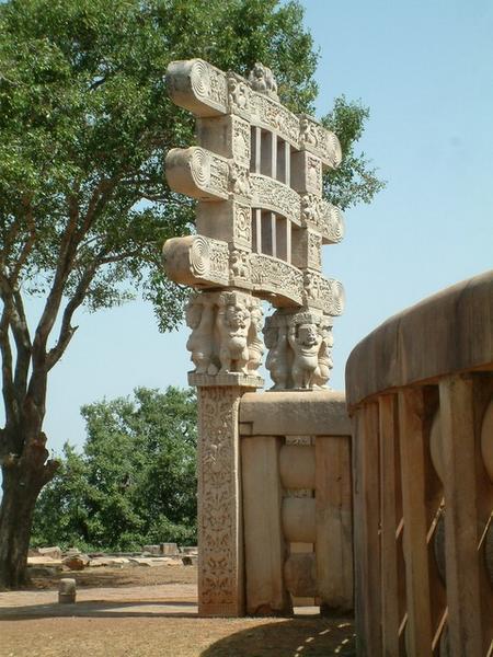 Great Stupa western gateway