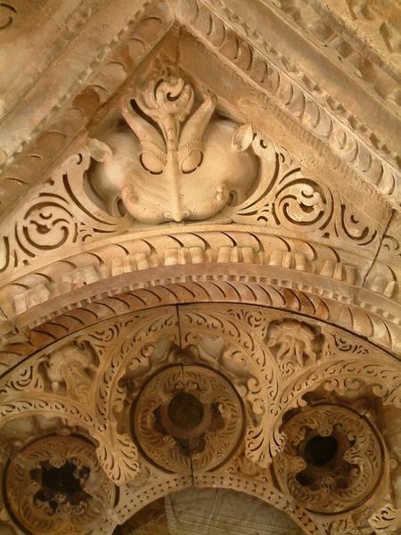 Carved ceiling