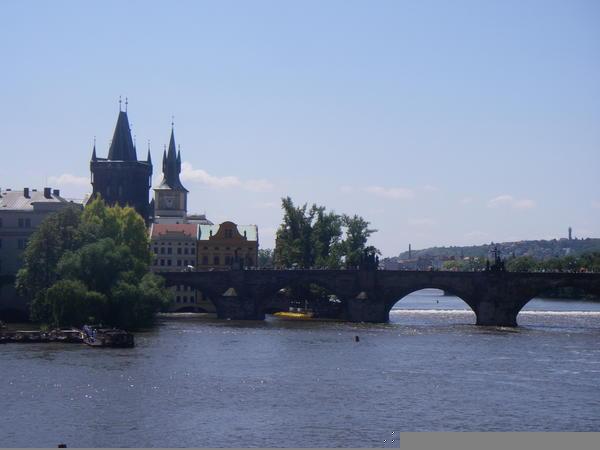 the river and church 