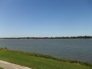 the Mississippi from the levee