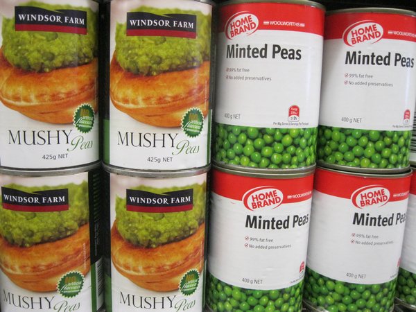 mint peas...mushy peas anyone?