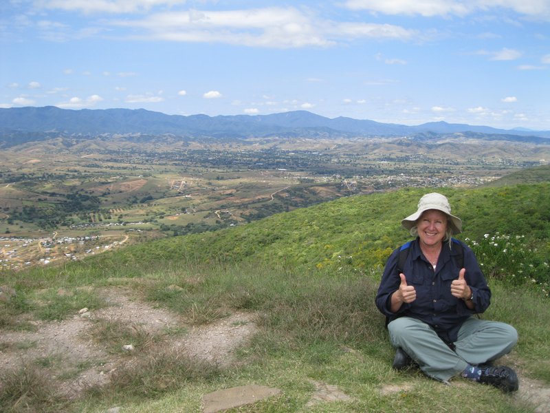 view from monte alban