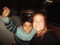 The little boy who sat with me on the bus.. Cutie :)