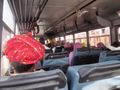 On the bus..