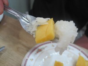 Mango Sticky Rice for breakfast