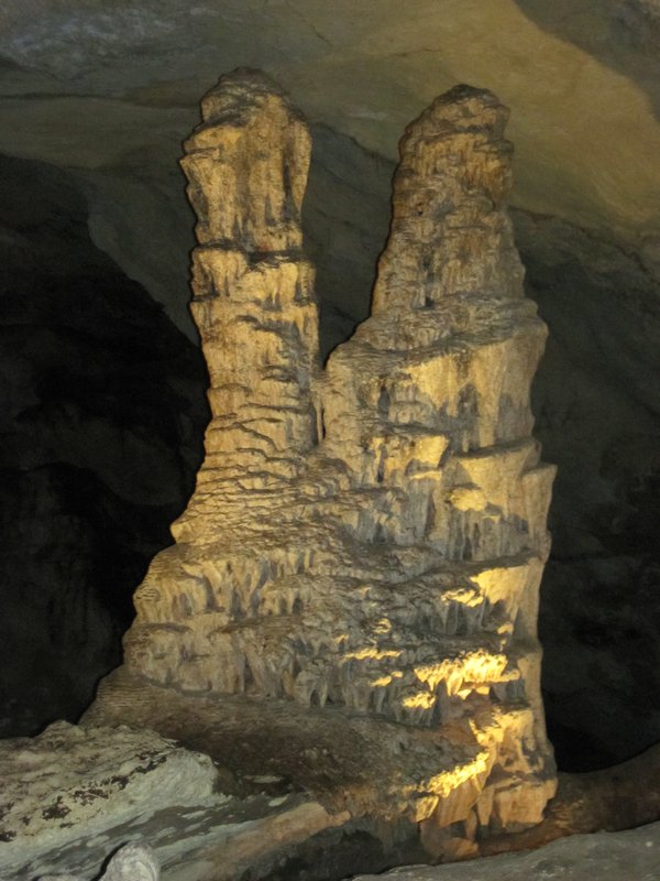 limestone stalagmite