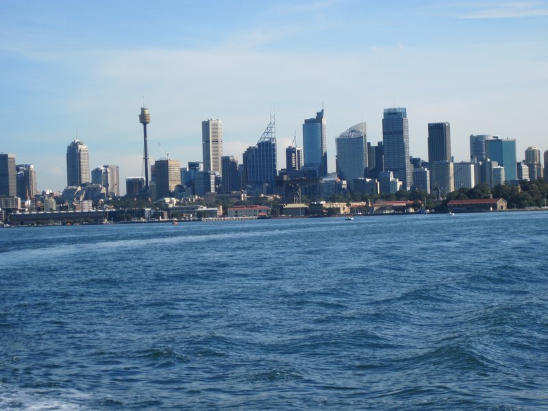 Sydney skyline from Harbour