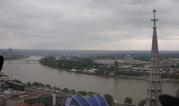 The Rhine from the top of the Dom