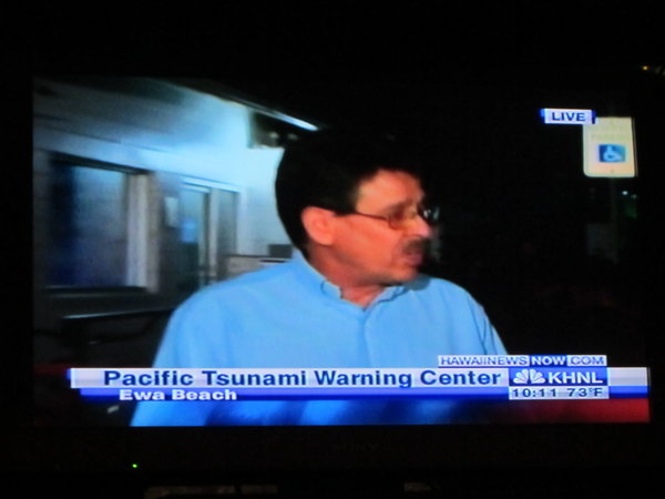 Tsunamiwarnung Live im TV