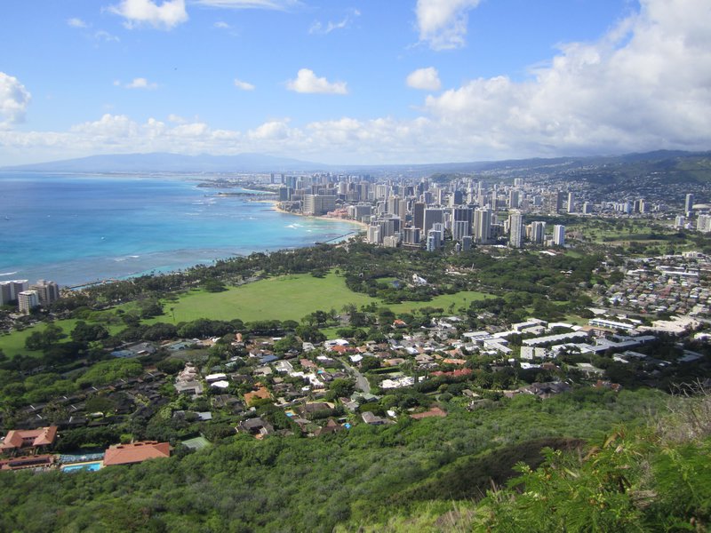 Aussicht auf Honolulu