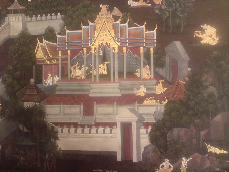 Mural at the Grand Palace