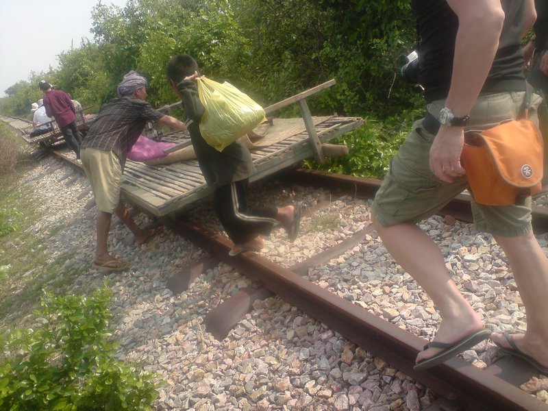 Moving the bamboo train off the track