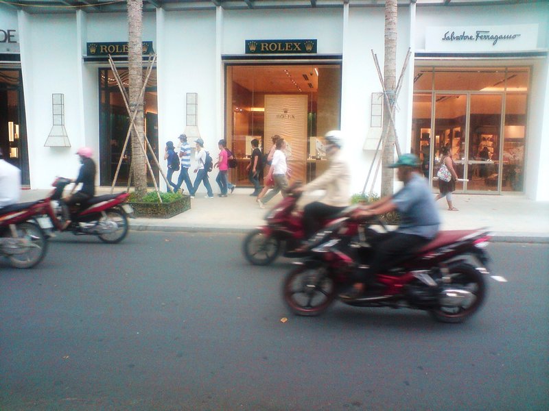 Rolex shop, downtown Saigon