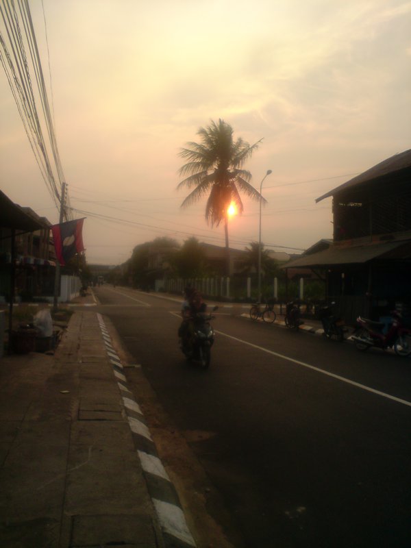 Sunset in Savannakhet