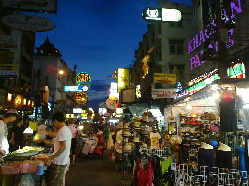 Khao San Road at Twilight