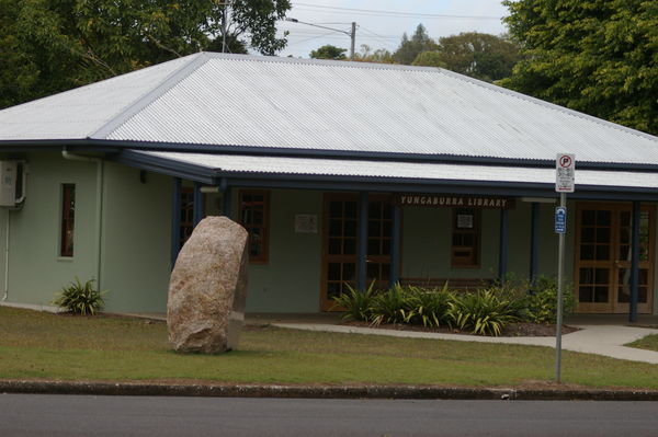 the Yungaburra library: they're not big readers there I guess...