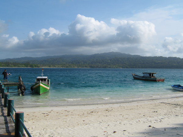 Ujung Kulon, from Pulau Peucang