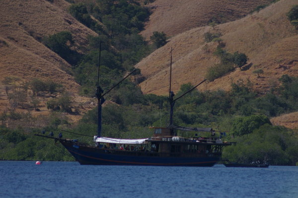 pirate boat at Rinca!