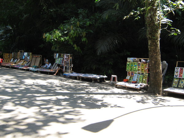 butterfly sellers at Bantimurung