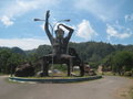 the big monkey at Bantimurung