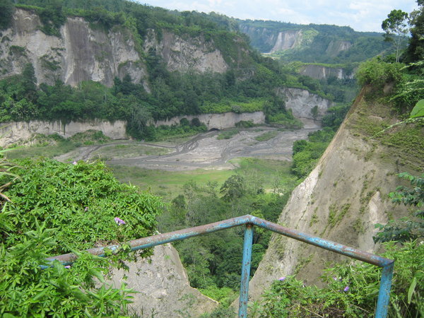 view up the canyon