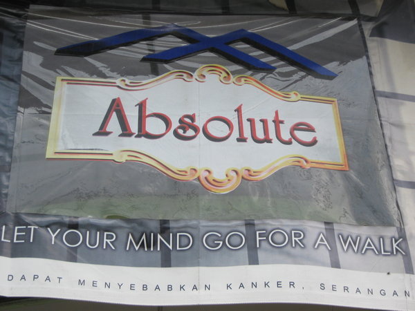 runner-up for most nonsensical slogan: Absolute