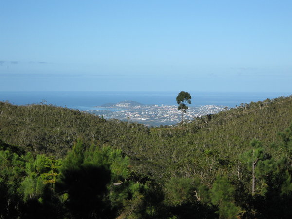 long view of Noumea as seen from the top of Mt. Koghis