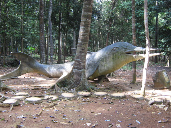 ichthyosaur at the dinosaur park