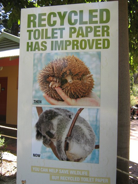funny sign at Perth Zoo
