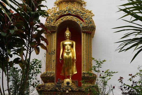 a golden lady at Wat Doi Suthep
