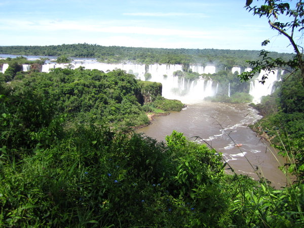 First view of the falls.