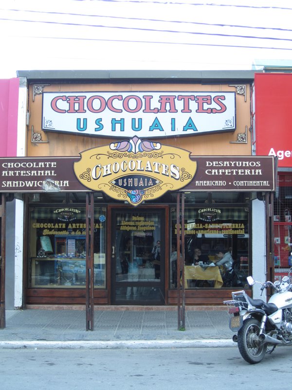 Ushuaia's chocolate shop