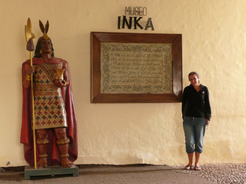 Carina at the Inca Museum