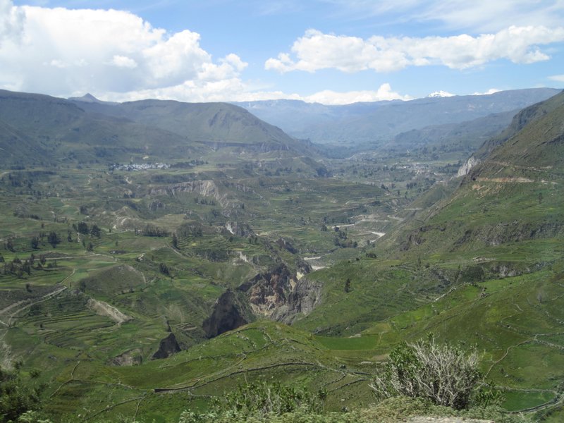 View of the valley near Chivay
