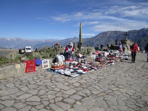 Market at the canyon